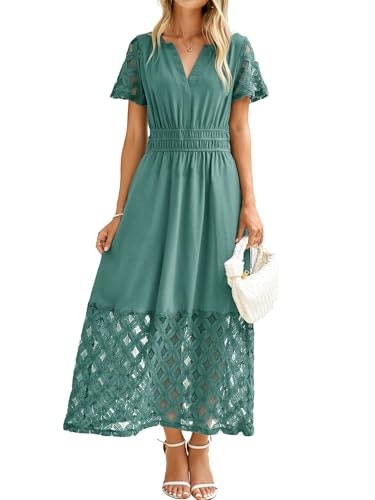 Simplee Women's V-Neck Short Sleeve Empire Waist Maxi Dress: $39.09 Simplee Women's V-Neck Short Sleeve Empire Waist Maxi Dress: $39.09