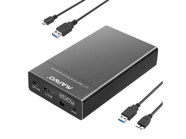 Maiwo Dual Bay RAID Hard Drive Enclosure: $35.99