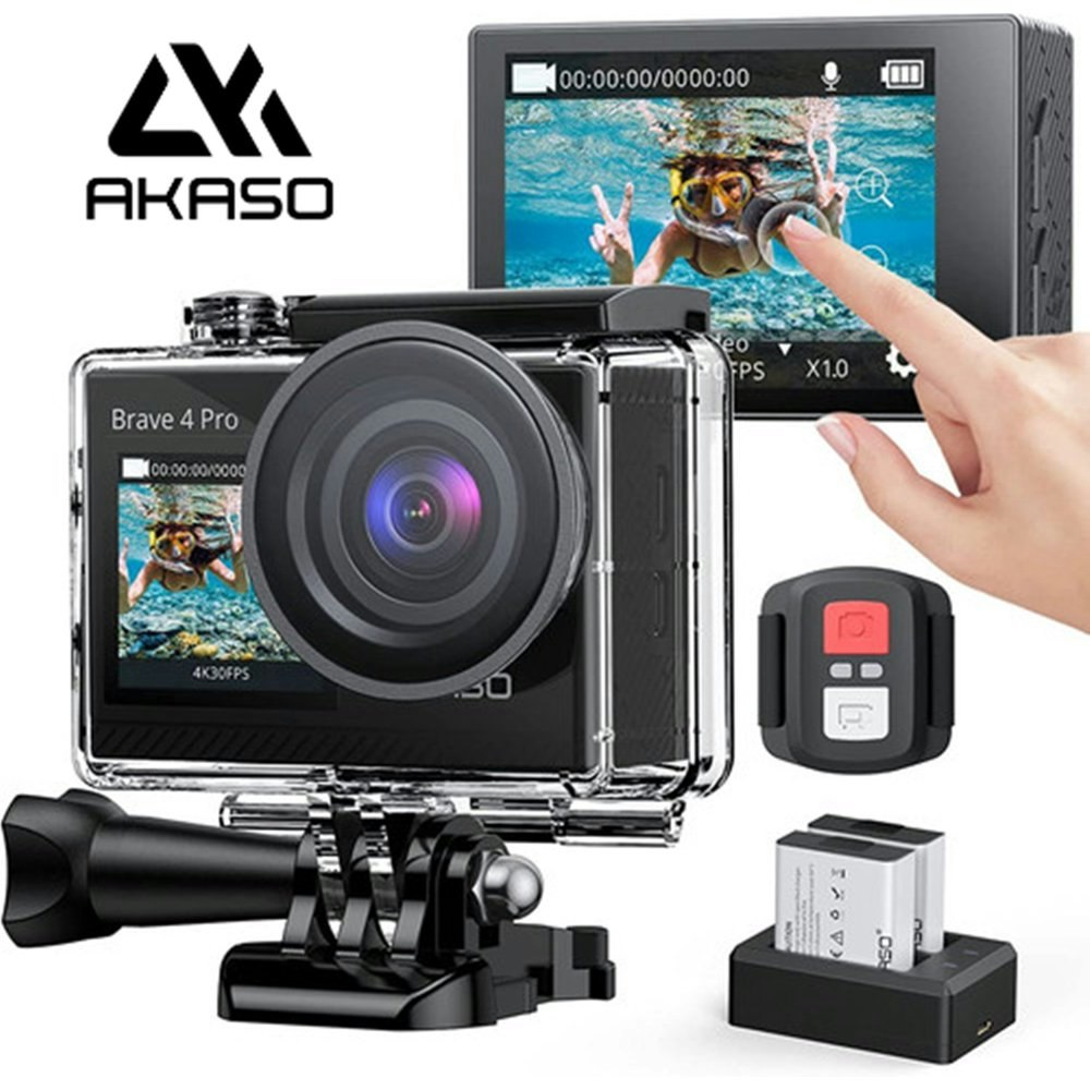 Akaso Brave 4 Pro 4K Action Camera: $109.99 Akaso Brave 4 Pro 4K Action Camera: $109.99