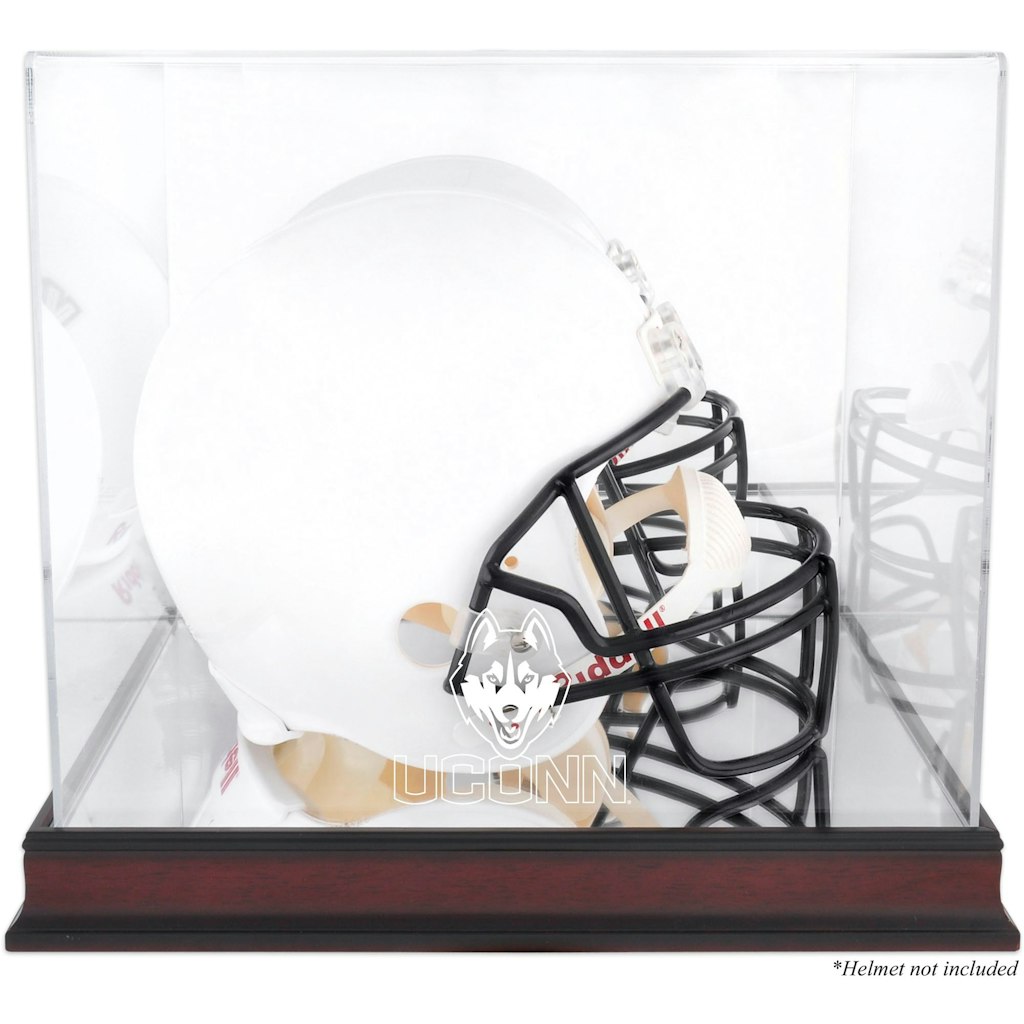 UConn Huskies Mahogany Helmet Display Case: $119.99 UConn Huskies Mahogany Helmet Display Case: $119.99