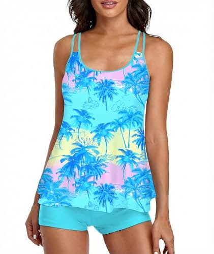 Urchics Women's Two-Piece Tankini Swimsuit with Boy Shorts: $33.99 Urchics Women's Two-Piece Tankini Swimsuit with Boy Shorts: $33.99