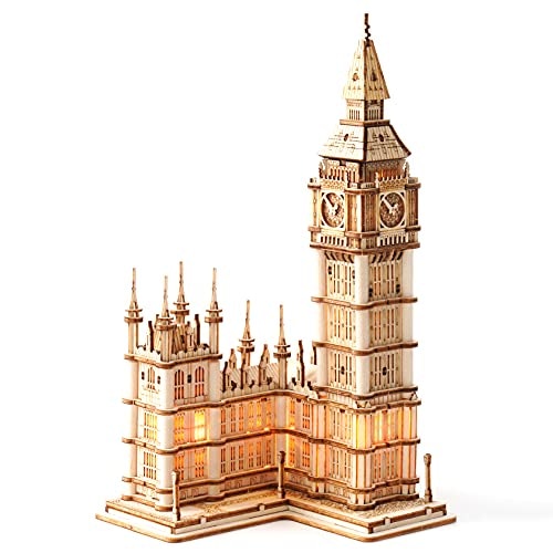 Rowood Big Ben 3D Wooden Model Puzzle Kit: $14.44 Rowood Big Ben 3D Wooden Model Puzzle Kit: $14.44