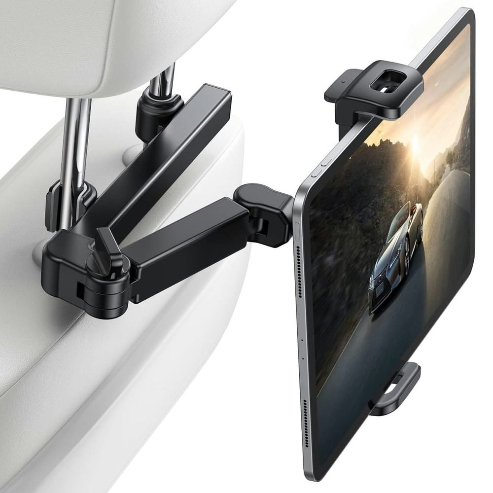 Car Headrest Tablet Mount Holder: $11.99 Car Headrest Tablet Mount Holder: $11.99