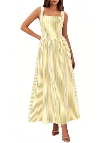Prettygarden Women's Striped Maxi Sundress: $41.98 Prettygarden Women's Striped Maxi Sundress: $41.98