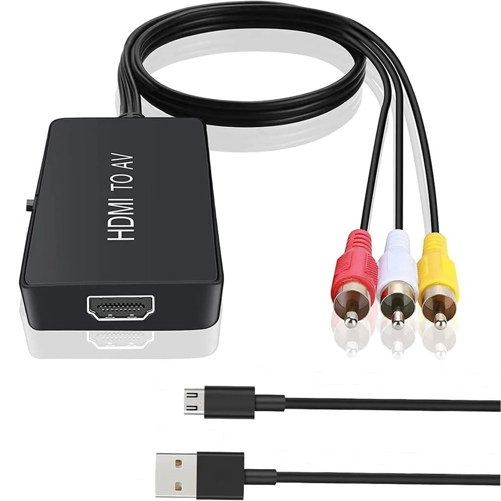 HDMI to RCA AV Converter: $14.99 HDMI to RCA AV Converter: $14.99