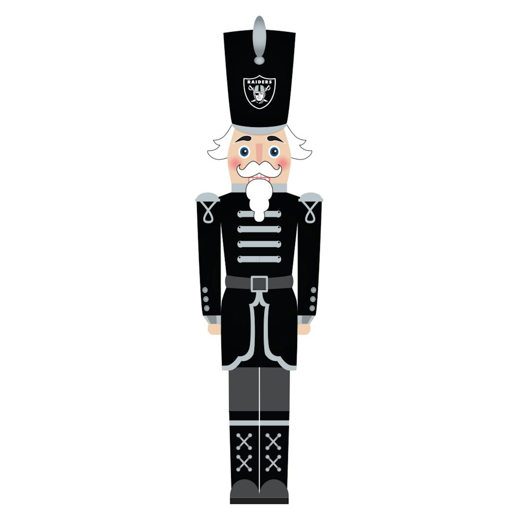 Las Vegas Raiders 46-inch Nutcracker Leaner: $64.99 Las Vegas Raiders 46-inch Nutcracker Leaner: $64.99