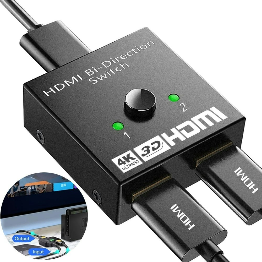Bi-Directional 4K 60Hz HDMI Switcher: $10.99 Bi-Directional 4K 60Hz HDMI Switcher: $10.99