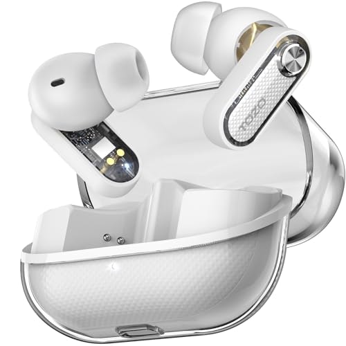 Tozo Crystal Pods Hybrid Active Noise Cancelling Wireless Earbuds: $24.97 Tozo Crystal Pods Hybrid Active Noise Cancelling Wireless Earbuds: $24.97