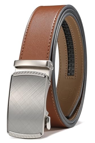 Chaoren Men's Leather Ratchet Belt: $16.98