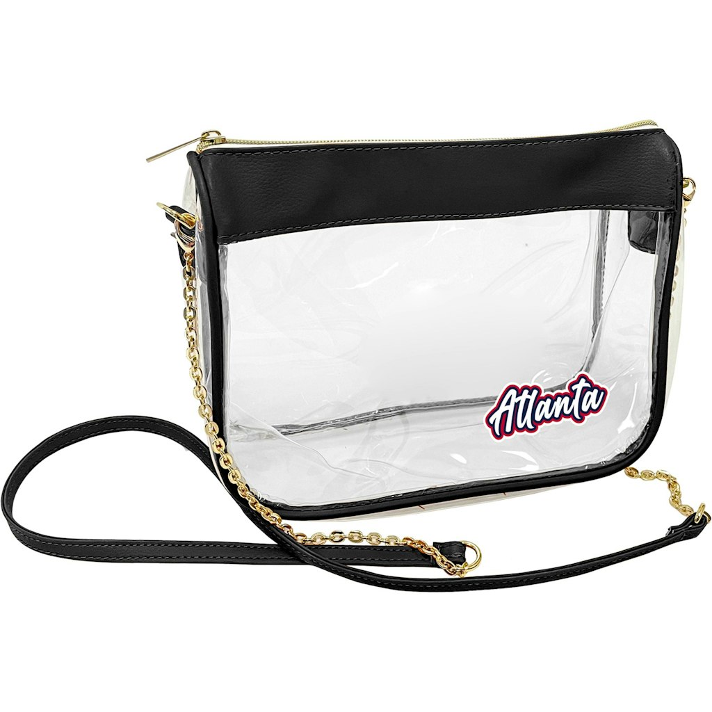 Atlanta Braves Stadium Clear Crossbody Bag: $39.99