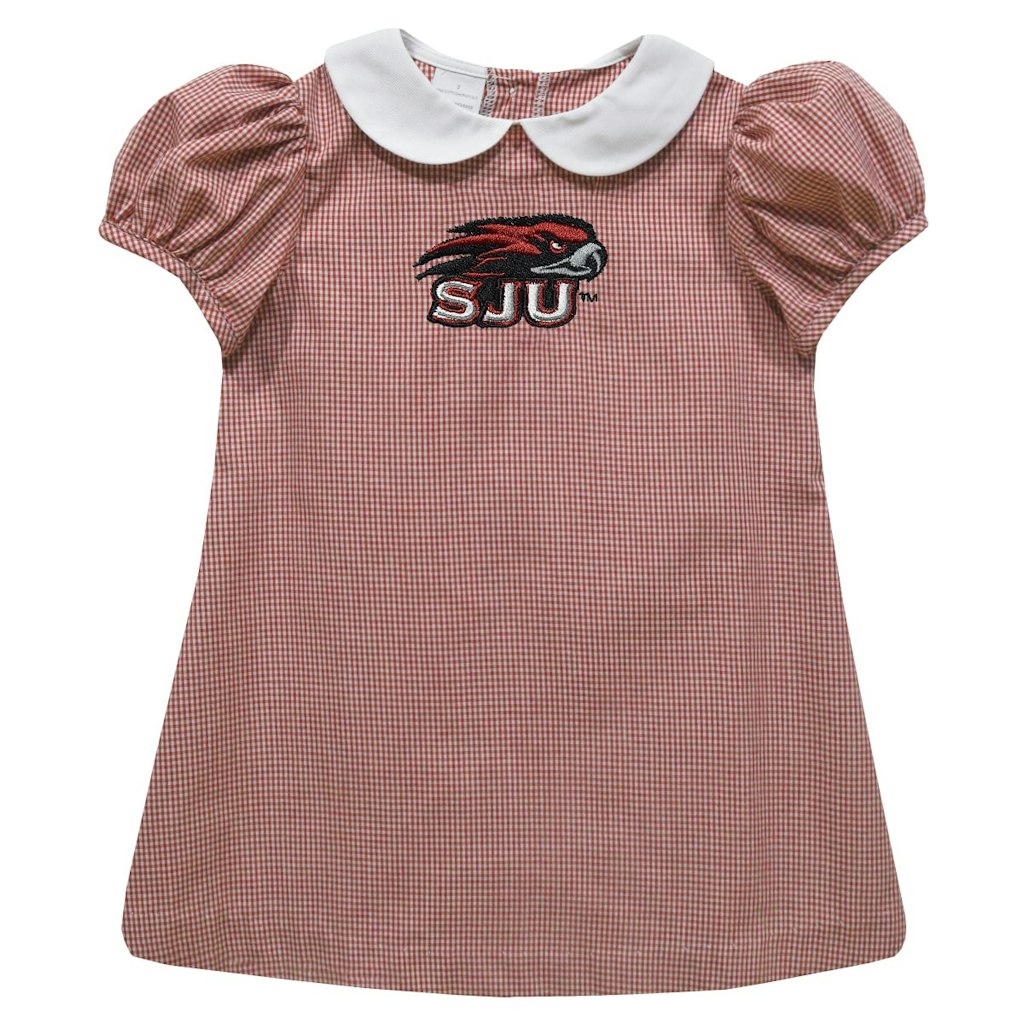 Vive La Fete Girls' Saint Joseph's Hawks Gingham Dress: $48.99 Vive La Fete Girls' Saint Joseph's Hawks Gingham Dress: $48.99