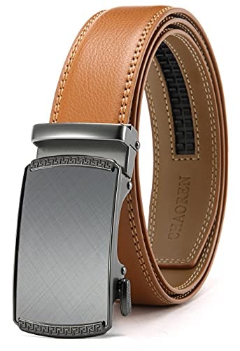 Chaoren Men's Leather Ratchet Belt: $16.99