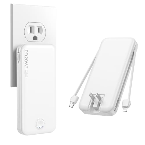 Nusyddy 10,000mAh Portable Charger with Built-in Wall Plug: $24.99 Nusyddy 10,000mAh Portable Charger with Built-in Wall Plug: $24.99