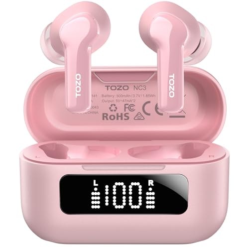Tozo Hybrid Active Noise Cancelling Wireless Earbuds: $29.98
