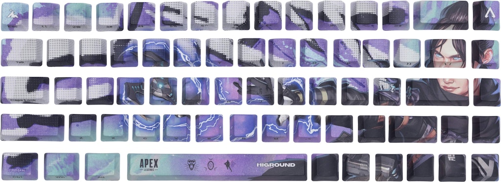 Higround Apex Legends Wraith Artisan PBT Keycaps: $27.99 Higround Apex Legends Wraith Artisan PBT Keycaps: $27.99