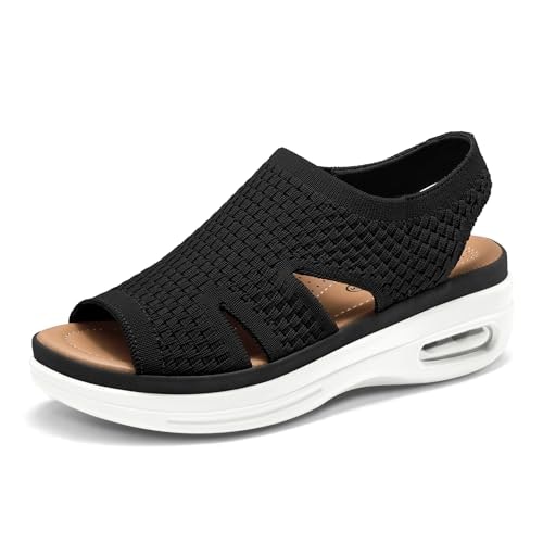 Mysoft Women's Slip-On Air Cushion Walking Sandals: $25.99