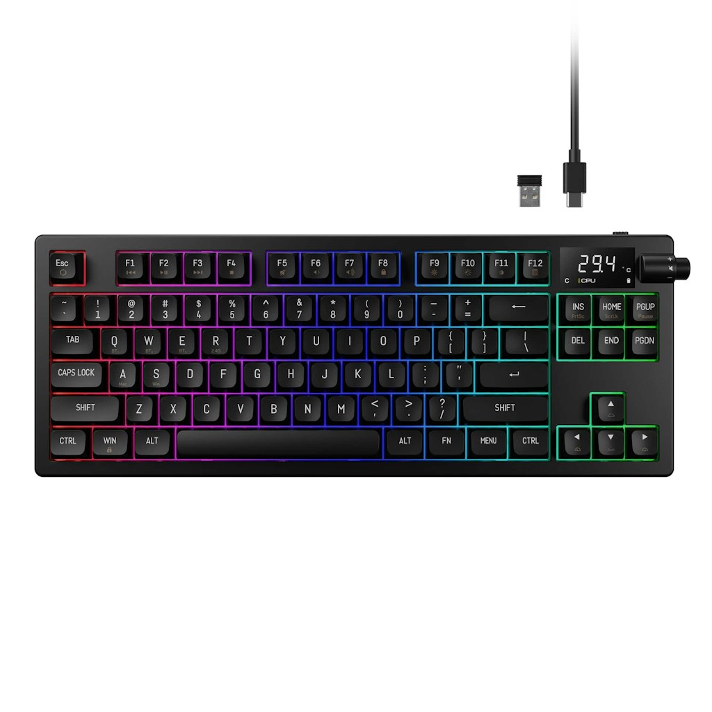 Gamdias Hermes M7 TKL Hybrid Mechanical Gaming Keyboard: $64.99