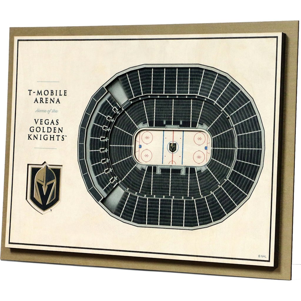 Vegas Golden Knights 17" x 13" 5-Layer StadiumViews 3D Wall Art: $59.99