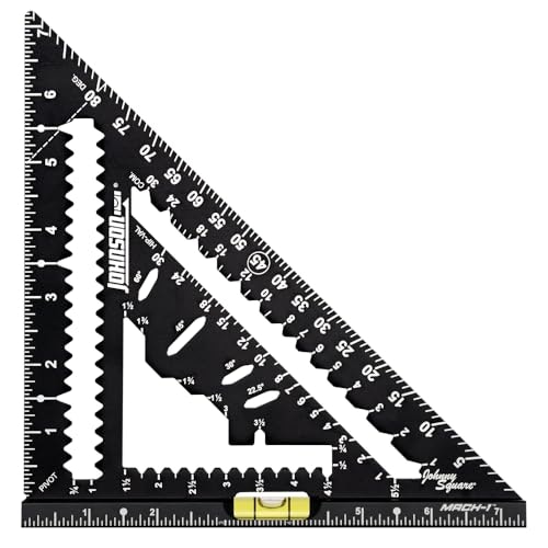 Johnson Level & Tool 7-1/4-inch Johnny Square Rafter Square: $34.98