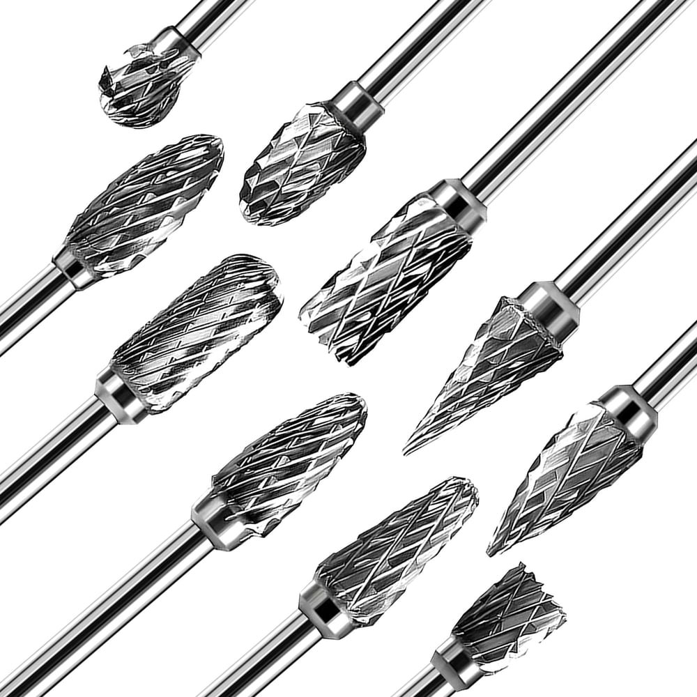 TSV 1/8" Shank Double Cut Tungsten Carbide Rotary Burr Set 10-Pack: $12.99 TSV 1/8" Shank Double Cut Tungsten Carbide Rotary Burr Set 10-Pack: $12.99