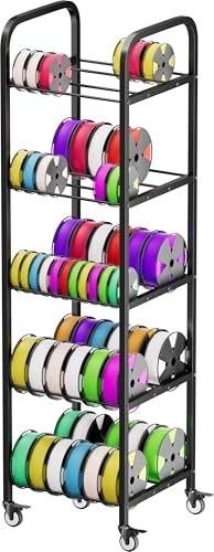 AnBaiMei 5-Tier 3D Printer Filament Storage Rack with Wheels: $50.99 AnBaiMei 5-Tier 3D Printer Filament Storage Rack with Wheels: $50.99