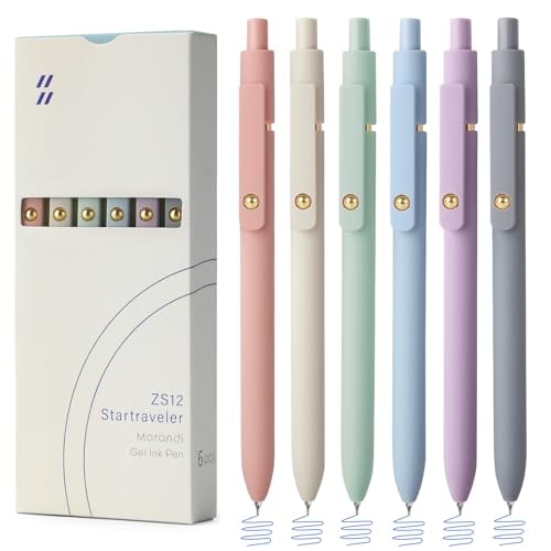Fiover 0.7mm Medium Point Blue Gel Pens 6-Pack: $7.64