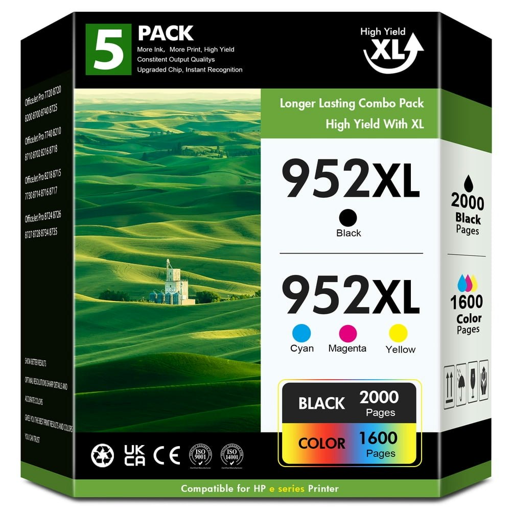 952XL Ink Cartridge 5-Pack: $28.39