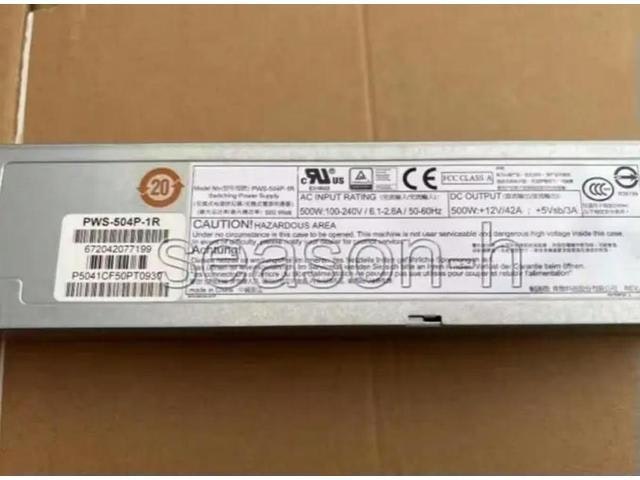 Supermicro 500W Power Supply: $66.79 Supermicro 500W Power Supply: $66.79