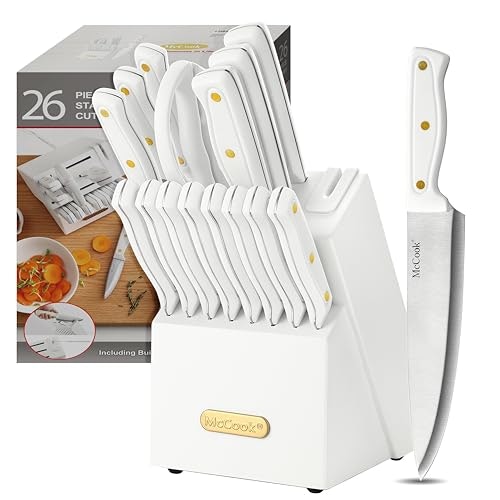 McCook Knife Set with Built-in Sharpener: $33.14