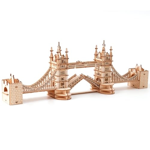 Rowood London Tower Bridge 3D Wooden Puzzle Kit: $14.44 Rowood London Tower Bridge 3D Wooden Puzzle Kit: $14.44