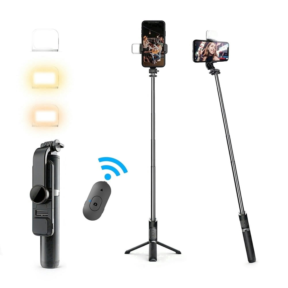 Daybetter Selfie Stick Tripod with LED Light and Remote: $12.99 Daybetter Selfie Stick Tripod with LED Light and Remote: $12.99