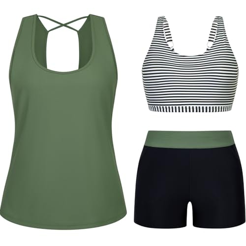 Arolina 3-Piece Tankini Swimsuit: $31.38 Arolina 3-Piece Tankini Swimsuit: $31.38