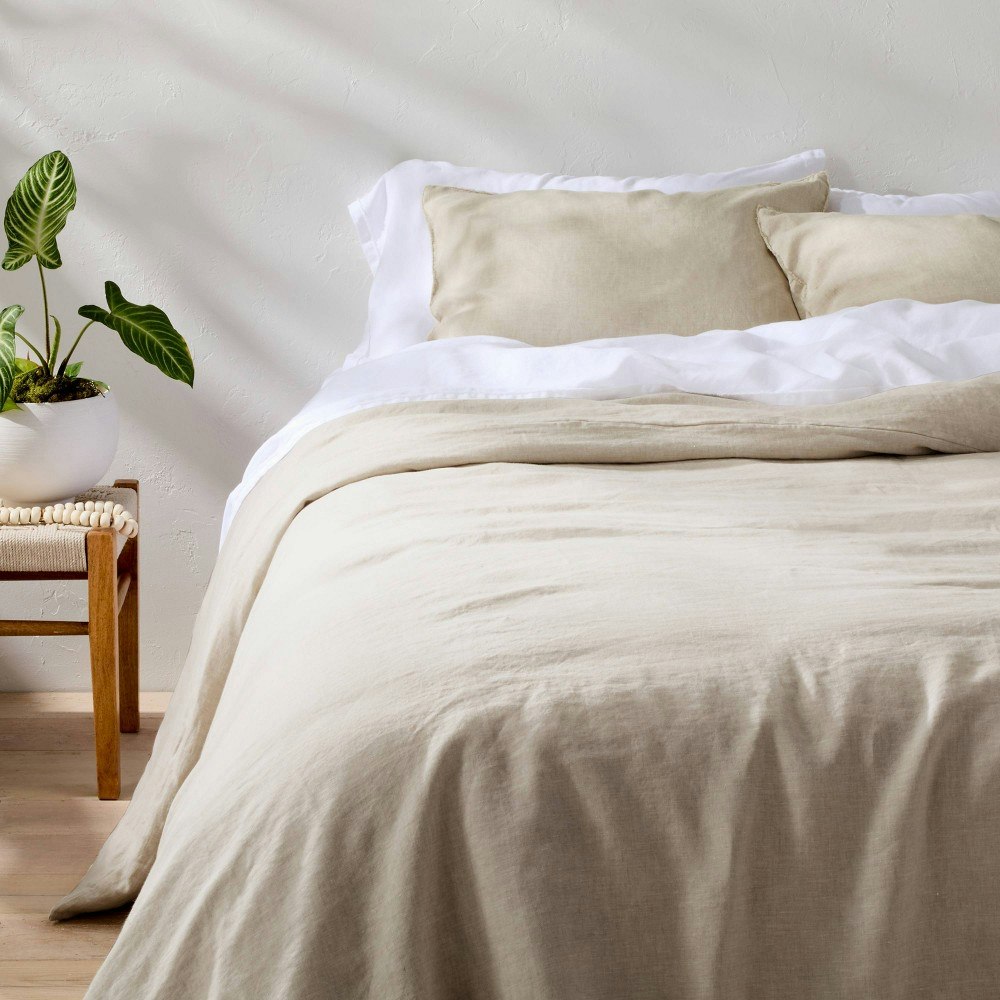 Casaluna King Linen Duvet Set: $169 Casaluna King Linen Duvet Set: $169