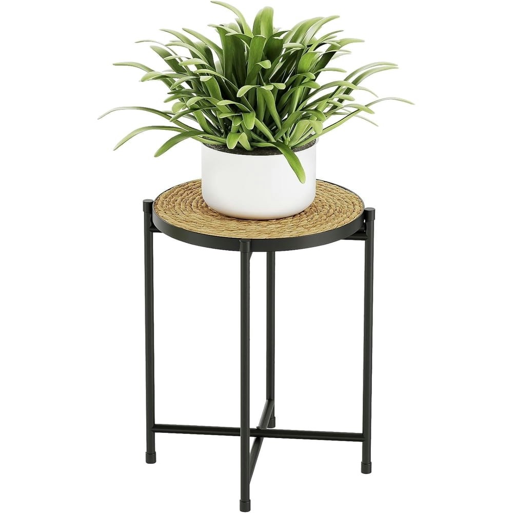 Bamworld Round Metal Plant Stand: $19.99 Bamworld Round Metal Plant Stand: $19.99