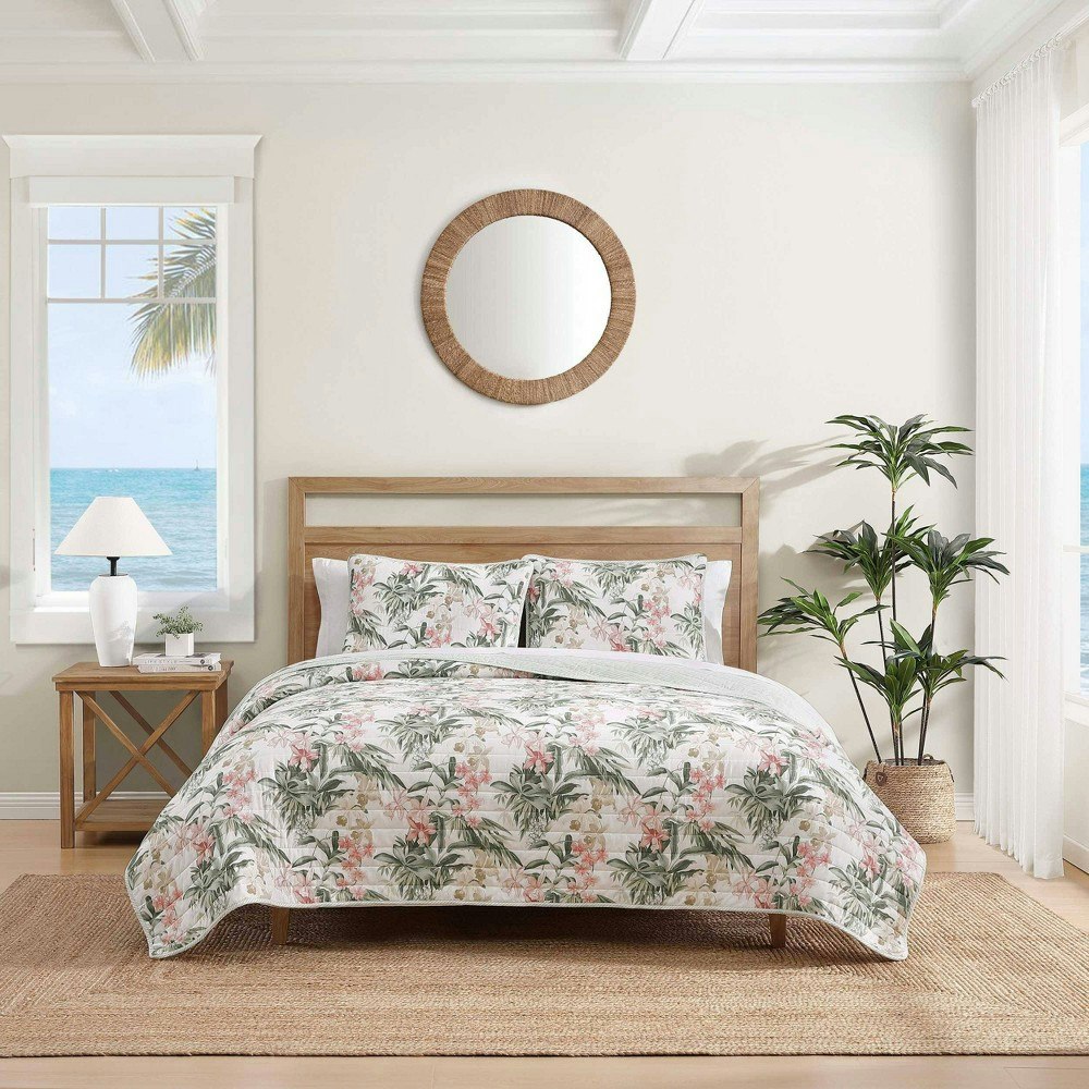 Tommy Bahama Island Orchid King Quilt Bedding Set 3-Piece: $129.99 Tommy Bahama Island Orchid King Quilt Bedding Set 3-Piece: $129.99