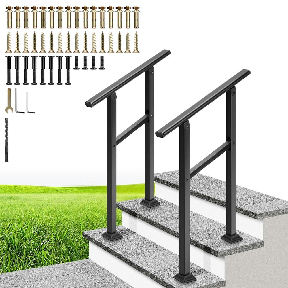 Specstar 2-Pack Galvanized Steel Hand Rails for 2-3 Steps: $61.63 Specstar 2-Pack Galvanized Steel Hand Rails for 2-3 Steps: $61.63