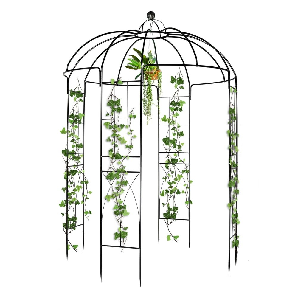 Ktaxon 8.9-Foot Wrought Iron Garden Gazebo Arch: $104.99 Ktaxon 8.9-Foot Wrought Iron Garden Gazebo Arch: $104.99