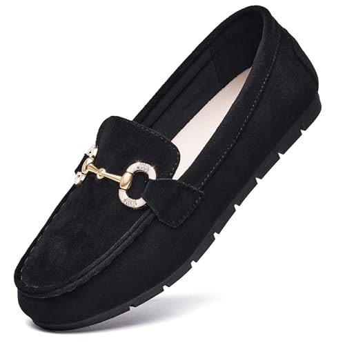 Rctec Women's Suede Slip-On Loafers: $33.14