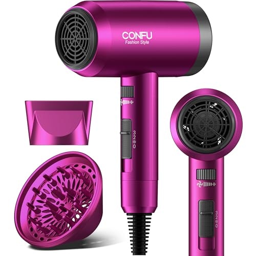 Confu Professional Negative Ionic Hair Dryer with Diffuser: $32.29 Confu Professional Negative Ionic Hair Dryer with Diffuser: $32.29
