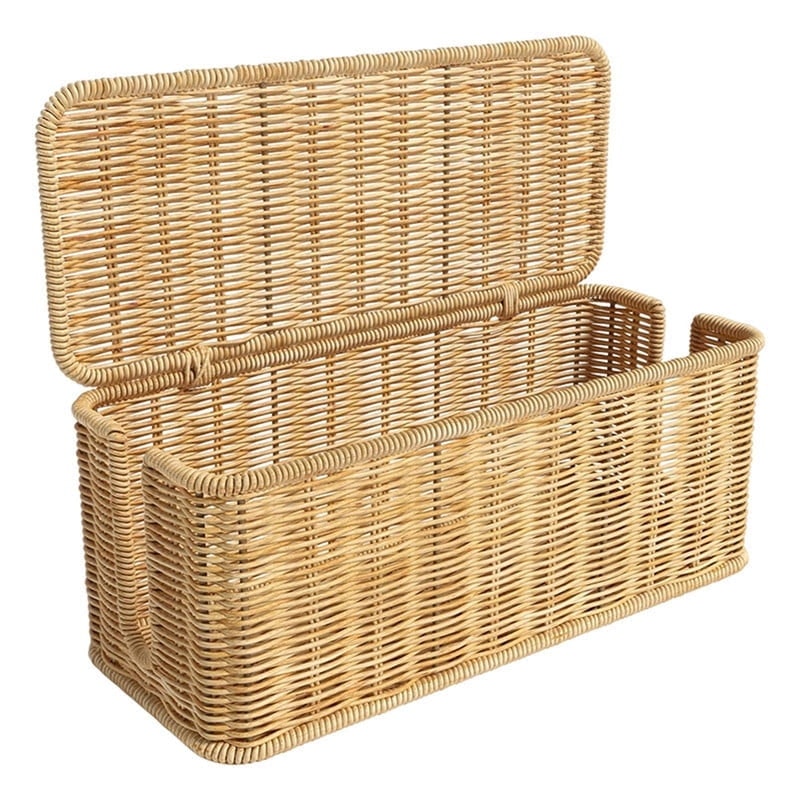 Handmade Rattan Cable Management Box: $24.99 Handmade Rattan Cable Management Box: $24.99