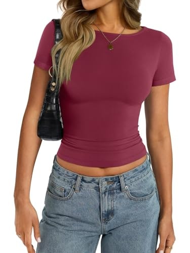 EasyGala Women's Cotton Boat Neck Crop Top: $12.74 EasyGala Women's Cotton Boat Neck Crop Top: $12.74