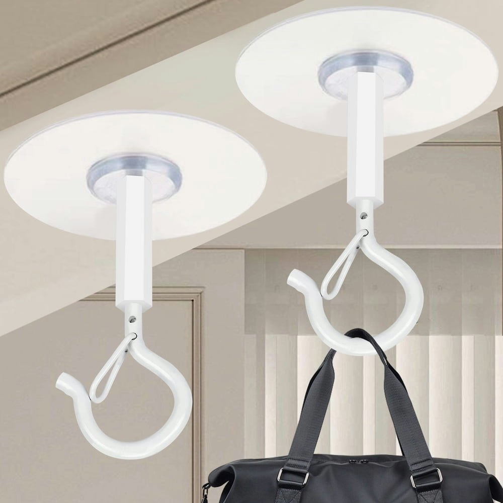 Adhesive Ceiling Hooks 4-Pack: $9.89 Adhesive Ceiling Hooks 4-Pack: $9.89