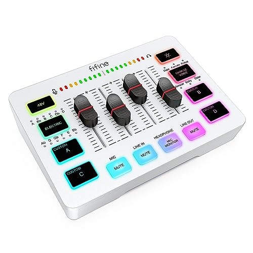 Fifine AmpliGame SC3W Audio Mixer: $41.59 Fifine AmpliGame SC3W Audio Mixer: $41.59
