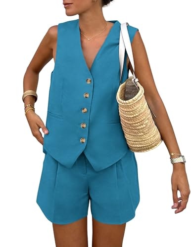 Prettygarden Women's Two-Piece Summer Outfit Set: $37.99