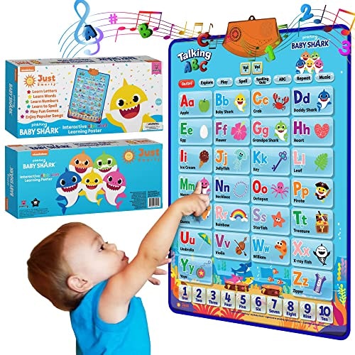 Just Smarty Baby Shark Interactive Alphabet Wall Chart: $17.89 Just Smarty Baby Shark Interactive Alphabet Wall Chart: $17.89