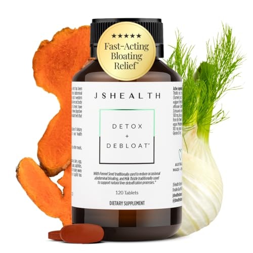 JSHealth Detox + Debloat Tablets 120-Count: $59.49