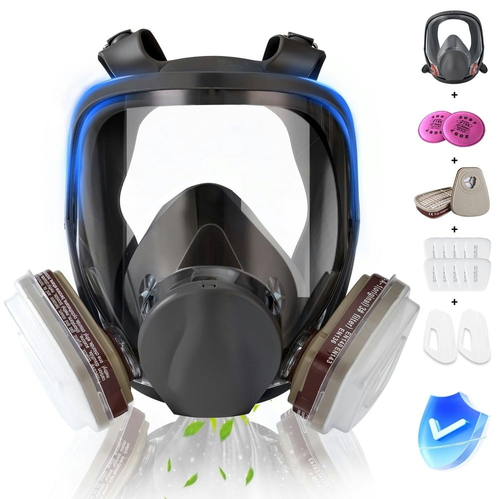 Pomerol Full Face Respirator Mask with 6001 and 2097 Filters: $26.99 Pomerol Full Face Respirator Mask with 6001 and 2097 Filters: $26.99