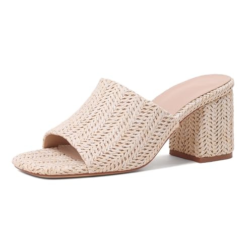 Ancomafio Women's Heeled Raffia Sandals: $36.98 Ancomafio Women's Heeled Raffia Sandals: $36.98
