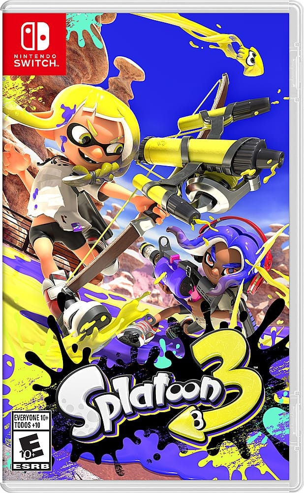 Splatoon 3 Nintendo Switch Game: $41.99
