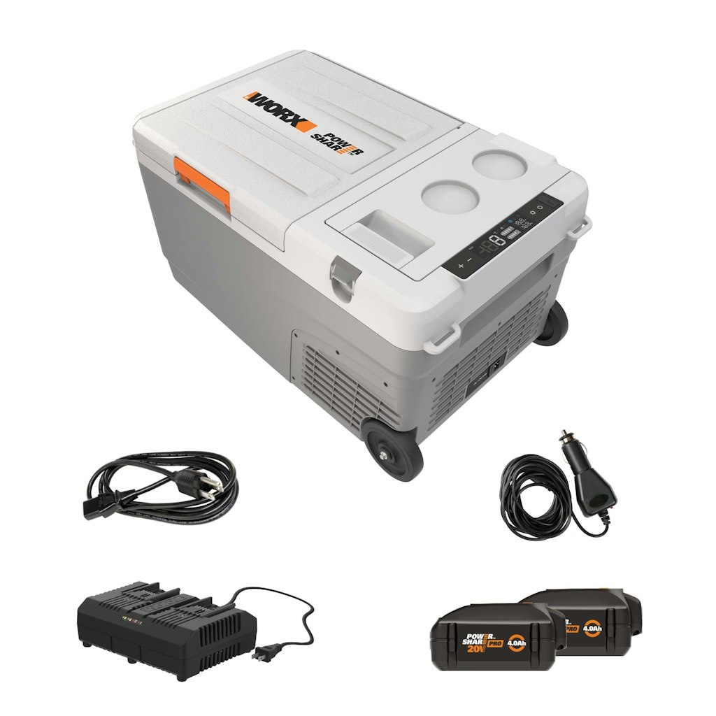 Worx 20V Battery Powered Electric Cooler: $529.99 Worx 20V Battery Powered Electric Cooler: $529.99